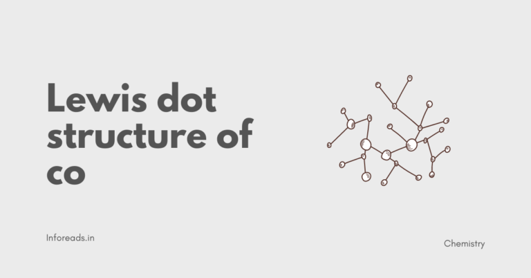 Lewis dot structure of co