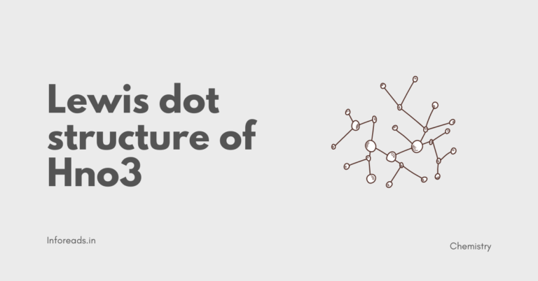 Lewis dot structure of hno3